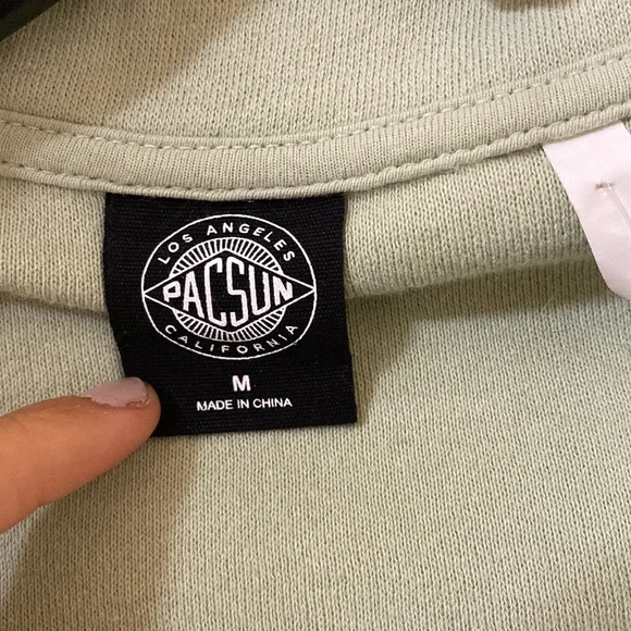 PacSun sage green cropped jacket - Picture 4 of 4